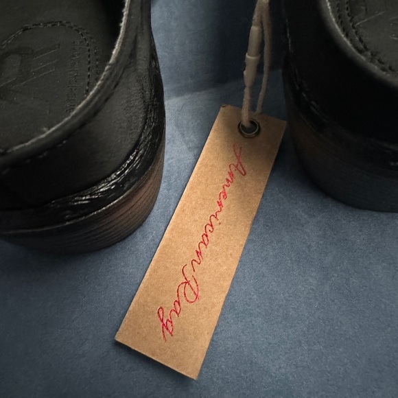 American Rag Black Suede Clog Mule Slip On Shoes NWT - Picture 10 of 12